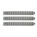 DV8 Offroad D-JP-190028-AL-3 2007-18 Jeep JK Silver Rail Style Door Handle Inserts set of 3 DV8 Offroad - Truck Part Superstore