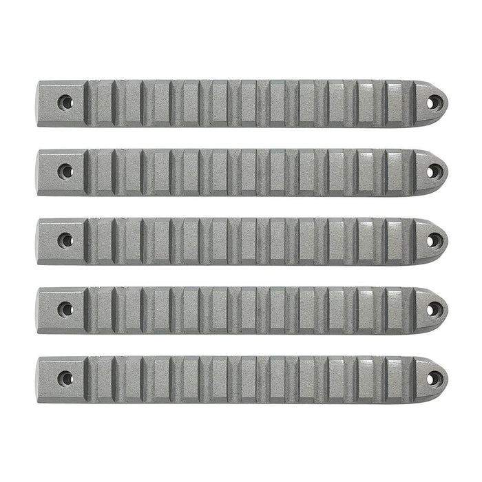 DV8 Offroad D-JP-190028-AL-5 2007-18 Jeep JK Silver Rail Style Door Handle Inserts set of 5 DV8 Offroad - Truck Part Superstore