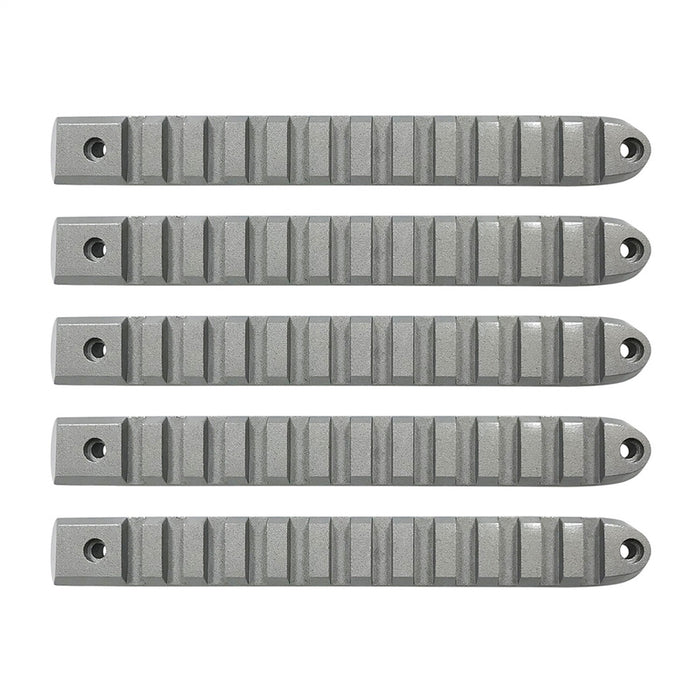 DV8 Offroad D-JP-190028-AL-5 2007-18 Jeep JK Silver Rail Style Door Handle Inserts set of 5 DV8 Offroad - Truck Part Superstore