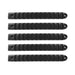 DV8 Offroad D-JP-190028-BK-5 2007-18 Jeep JK Black Rail Style Door Handle Inserts set of 5 DV8 Offroad - Truck Part Superstore