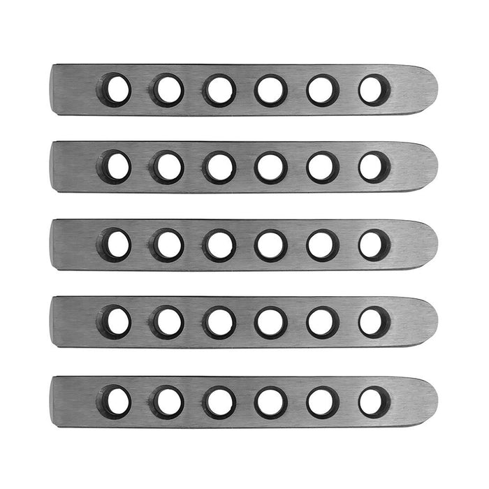 DV8 Offroad D-JP-190059-AL-5 2007-18 Jeep JK Aluminum Door Handle Inserts Set of 5 Stick On DV8 Offroad - Truck Part Superstore