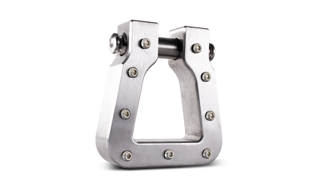 Body Armor 4x4 5141-M Mega D-Ring, Machined, Single - Truck Part Superstore