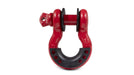 Body Armor 4x4 3204 3/4" Red D-Ring With Isolators, Single - Truck Part Superstore