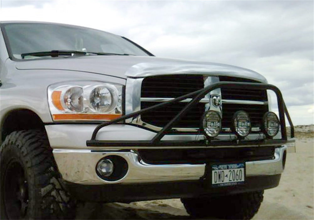 N-Fab D023LH Light Mounting-Pre-Runner Light Bar-02-08 Ram 1500/02-03 2500/3500-Gloss Blk - Truck Part Superstore