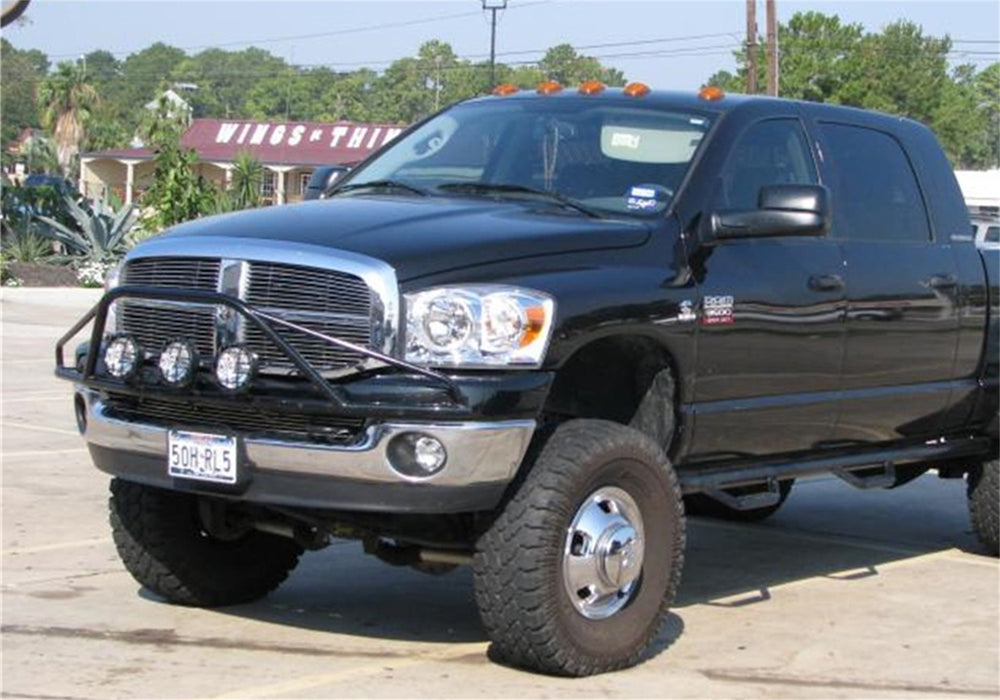 N-Fab D023LH Light Mounting-Pre-Runner Light Bar-02-08 Ram 1500/02-03 2500/3500-Gloss Blk - Truck Part Superstore