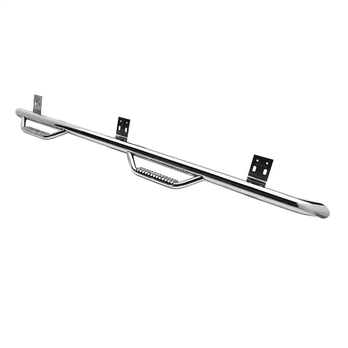 Smittybilt D0989CC-SS N-Fab Nerf Step Wheel-To-Wheel; Stainless Steel; 4 Step; - Truck Part Superstore