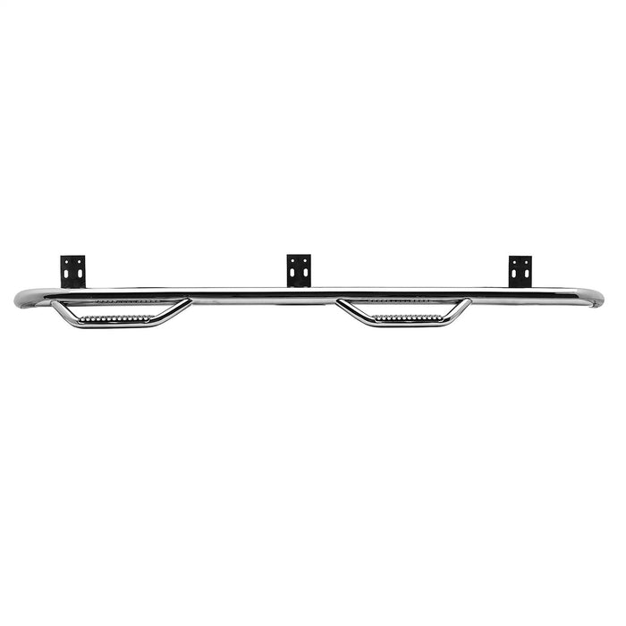 Smittybilt D0989CC-SS N-Fab Nerf Step Wheel-To-Wheel; Stainless Steel; 4 Step; - Truck Part Superstore