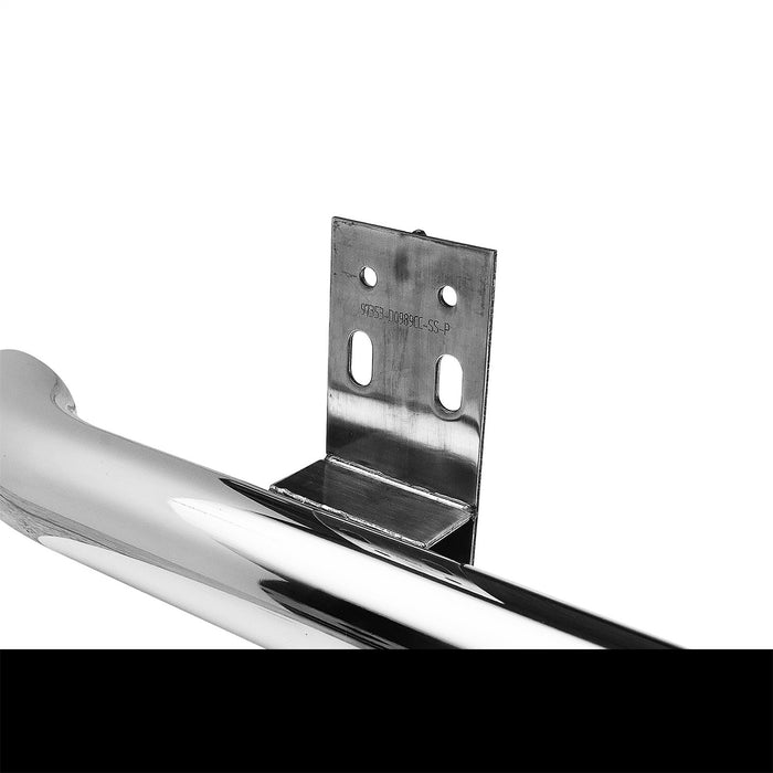 Smittybilt D0989CC-SS N-Fab Nerf Step Wheel-To-Wheel; Stainless Steel; 4 Step; - Truck Part Superstore