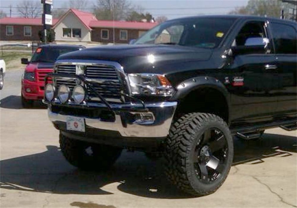 N-Fab D103LH Light Mounting Solution-Pre-Runner Light Bar-2010-2019 Ram 2500/3500-Gloss Black - Truck Part Superstore