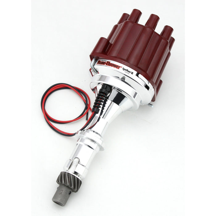Pertronix D120801 Dist Billet Pontiac V8 Non/ Vac Red Cap - Truck Part Superstore