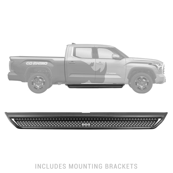 Go Rhino D14436T Drop down, full length step design is ideal for lifted vehicles or larger tires - Truck Part Superstore