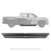 Go Rhino D14436T Drop down, full length step design is ideal for lifted vehicles or larger tires - Truck Part Superstore