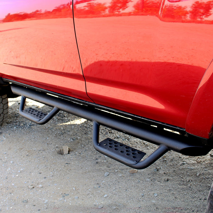 Go Rhino D24425T Drop down hoop step design is ideal for lifted vehicles or larger tires - Truck Part Superstore