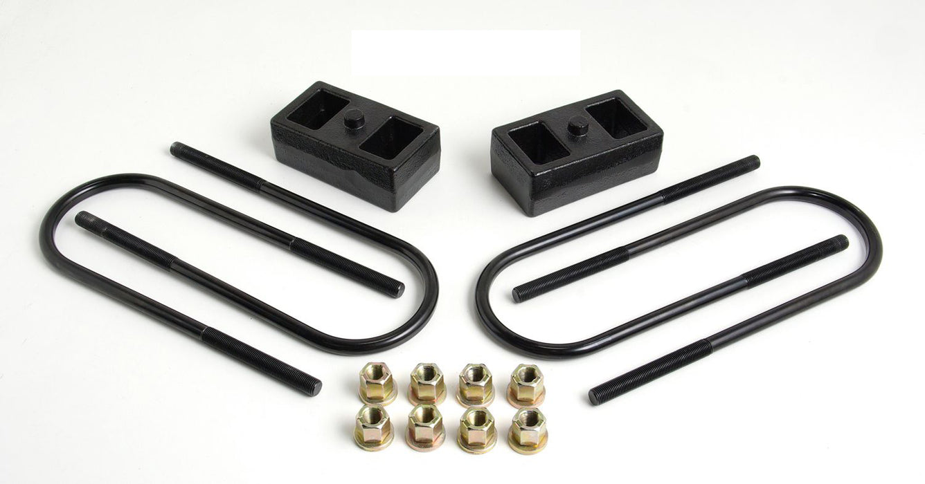 TrailFX D20RB2 2 Inch Block Aluminum With 2 Blocks/ 4 U-Bolts/ Hardware - Truck Part Superstore