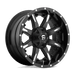 Fuel 2PC D25120005747 D251 20X10 5X5.0/5.5 MT-BLK-MIL -19MM - Truck Part Superstore