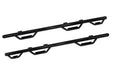 Go Rhino D360761B Dominator D3 1-Piece Wheel-to-Wheel Side Steps w Brackets Kit - Black - Diesel - Truck Part Superstore