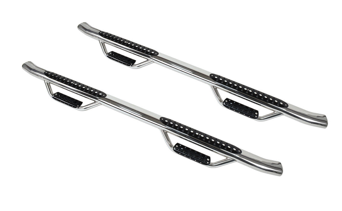 Go Rhino D44106PS 4" wide oval dual plane steps are perfect for lifted vehicles - Truck Part Superstore
