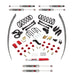 Skyjacker D4529K-M Suspension Lift Kit w/Shock M95 Performance Shocks 5 Inch Lift Class II All 4 Shocks 06-09 Dodge Ram 2500/3500 Skyjacker - Truck Part Superstore