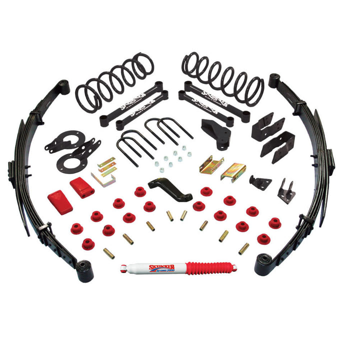Skyjacker D4529KS Class II Lift Kit 5 Inch Lift Includes Rear Springs Add-A-Leafs Steering Correction Brake Line Bracket Steering Stabilizer 09 Dodge Ram 2500/3500 Skyjacker - Truck Part Superstore