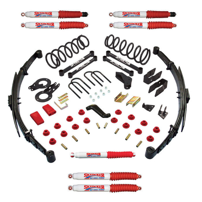 Skyjacker D4529KS-H Suspension Lift Kit w/Shock 5 Inch Lift Class II Incl. Rear SpringsAdd-A-LeafsSteeringCorrectionBrake Line BracketSteering StabilizerAll 4 Shocks 09 Dodge Ram 2500/3500 Skyjacker - Truck Part Superstore