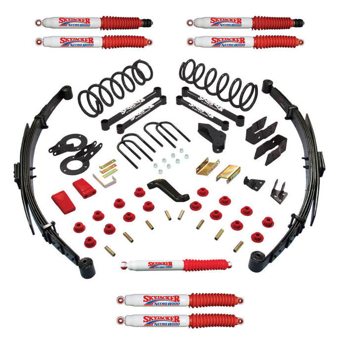 Skyjacker D4529KS-N Suspension Lift Kit w/Shock Nitro Shocks 5 Inch Lift Class II Incl. Rear Springs Add-A-Leafs All 4 Shocks 09 Dodge Ram 2500/3500 Skyjacker - Truck Part Superstore