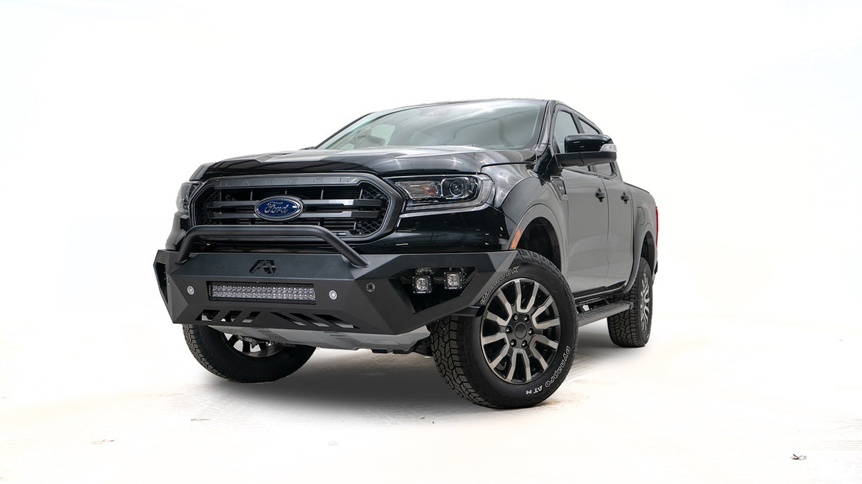 Fab Fours FR19-D4852-1 Vengeance Front Bumper; 2 Stage Black Powder Coat; Pre-Runner Guard; - Truck Part Superstore