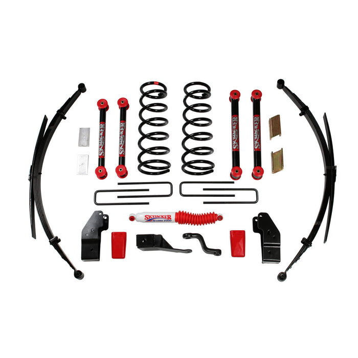 Skyjacker D5012KS Standard Class 1 Lift Kit 5 Inch Lift 00-01 Dodge Ram 1500/2500 Includes Front Coil Springs Rear Leaf Springs Upper/Lower Links Brackets Pitman Arm Bump Stops Skyjacker - Truck Part Superstore