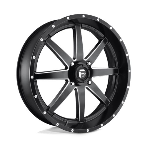 Fuel UTV D5382470A544 D538 24X7 4X156 MT-BLK-MIL 13MM - Truck Part Superstore