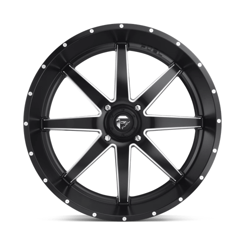 Fuel UTV D5382670A644 D538 26X7 4X137 MT-BLK-MIL 13MM - Truck Part Superstore