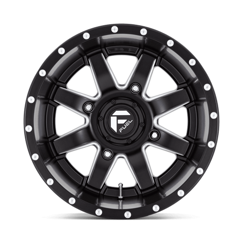 Fuel UTV D5381500A555 D538 15X10 4X156 MT-BLK-MIL 0MM - Truck Part Superstore