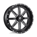 Fuel UTV D5382070A544 D538 20X7 4X156 MT-BLK-MIL 13MM - Truck Part Superstore