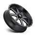 Fuel UTV D5381870A544 D538 18X7 4X156 MT-BLK-MIL 13MM - Truck Part Superstore