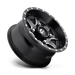 Fuel UTV D5381470A544 D538 14X7 4X156 MT-BLK-MIL 13MM - Truck Part Superstore