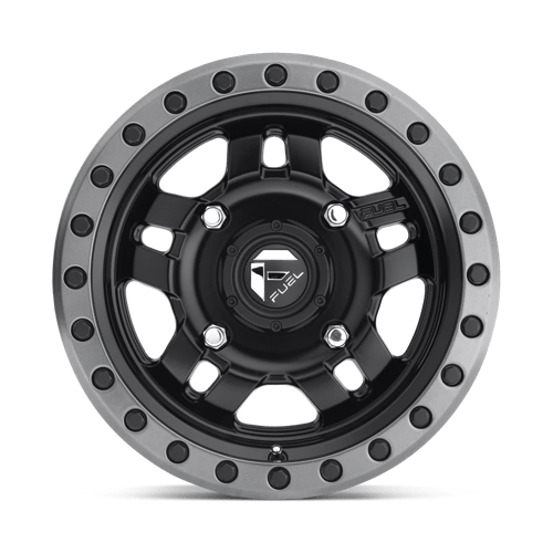 Fuel UTV D5571470A544 D557 14X7 4X156 MT-BLK-GBR 13MM - Truck Part Superstore