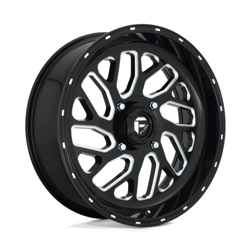 Fuel UTV D5812070A544 D581 20X7 4X156 GL-BLK-MIL 13MM - Truck Part Superstore