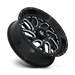Fuel UTV D5812070A644 D581 20X7 4X137 GL-BLK-MIL 13MM - Truck Part Superstore