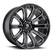 Fuel 1PC D59820908950 D598 20X9 6X135 GL-BLK-MIL 01MM - Truck Part Superstore