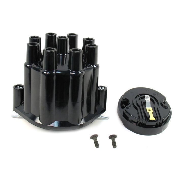 Pertronix D600700 Cap(black) & Rotor PTx Billet Distr - Truck Part Superstore