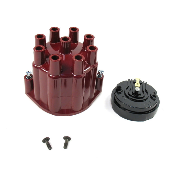 Pertronix D600701 Cap(red) & Rotor PTx Billet Distr - Truck Part Superstore