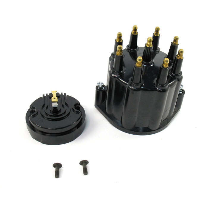 Pertronix D600710 Cap Male(black) & Rotor PTx Billet Distr - Truck Part Superstore
