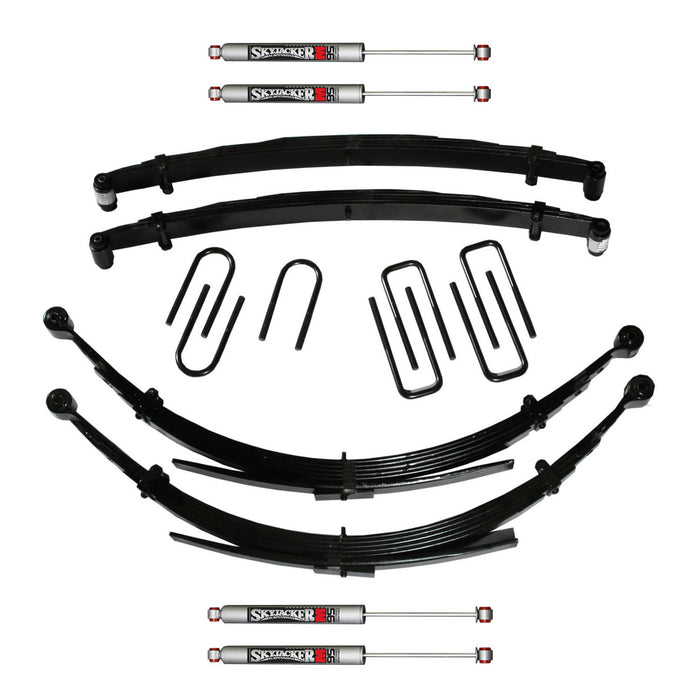 Skyjacker D600CDKS6-M Suspension Lift Kit w/Shock M95 Performance Shocks 6 Inch Front/Rear Lift 89-91 Dodge W250/W350 Incl. Front/Rear Leaf Springs Front/Rear UBolt Kits Front Bushing Kit 4 Shocks Skyjacker - Truck Part Superstore