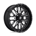 Fuel UTV D6112070A544 D611 20X7 4X156 GL-BLK-MIL 13MM - Truck Part Superstore