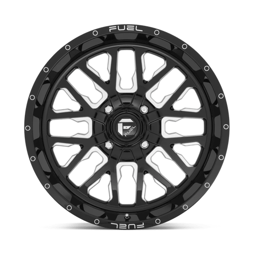 Fuel UTV D6112070A544 D611 20X7 4X156 GL-BLK-MIL 13MM - Truck Part Superstore