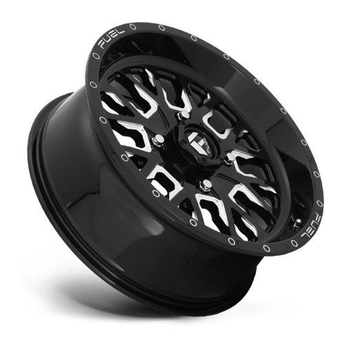 Fuel UTV D6111870A544 D611 18X7 4X156 GL-BLK-MIL 13MM - Truck Part Superstore