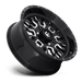 Fuel UTV D6111870A644 D611 18X7 4X137 GL-BLK-MIL 13MM - Truck Part Superstore