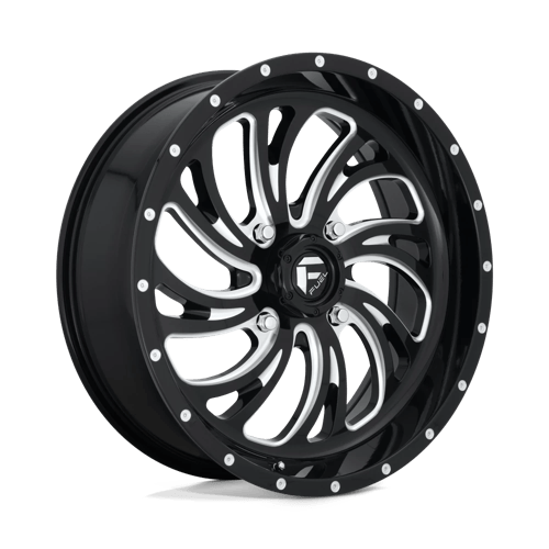 Fuel UTV D6411870A544 D641 18X7 4X156 GL-BLK-MIL 13MM - Truck Part Superstore