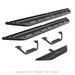 Go Rhino D64129T 6" wide strong steel side steps doubles as a slider to protect rocker panel - Truck Part Superstore