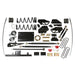 Skyjacker D752K-DX Long Arm Lift Kit 7 Inch Lift Includes Front Coil Spring Transmission Mount Rear Add-A-Leaf Rear Block Skid Plates Steering Stabilizer Crossmember 94-02 Dodge Ram 2500/3500 Skyjacker - Truck Part Superstore