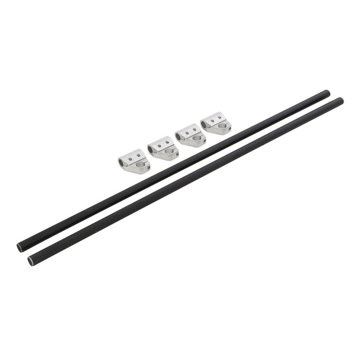 Smittybilt D8081 Crossbar Bracket Kit For Defender Roof Rack 4-Piece Kit Black Smittybilt - Truck Part Superstore