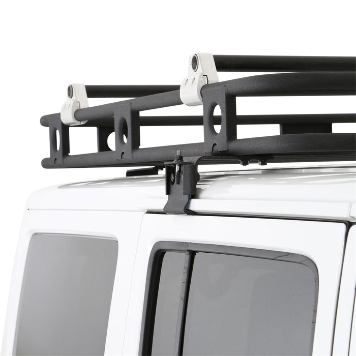 Smittybilt D8081 Crossbar Bracket Kit For Defender Roof Rack 4-Piece Kit Black Smittybilt - Truck Part Superstore